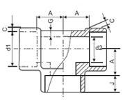 Socket weld Tee